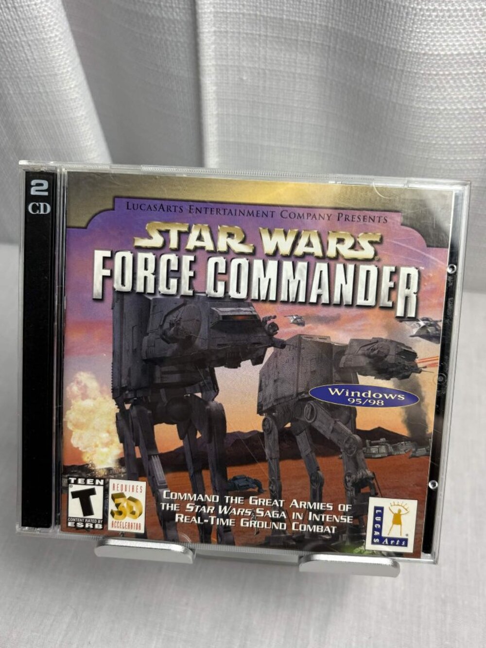 Star Wars: Force Commander (2-Disc,‎ PC, CD-ROM, LucasArts, 1998) Missing Manual